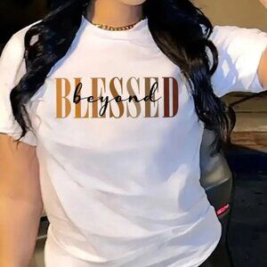 Beyond Blessed T-Shirt – Minimalist Faith-Inspired Style